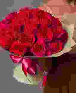 21 красная роза (40 см)