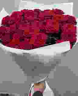 31 красная роза 80 см
