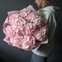 Букет из 9 розовых гортензий