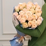 21 кремовая роза (40 см)