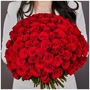 Букеты из 121 розы 70 см с доставкой в Челябинске смотрите на нашем сайте Дари Цветы