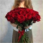 Букеты из 55 роз 60 см с доставкой в Челябинске смотрите на нашем сайте Дари Цветы