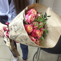 Букет 15 роз (40 см)