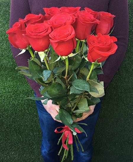 Букет 11 роз (70 см)