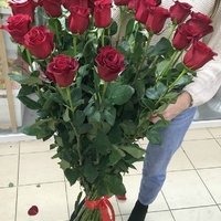 Букет 23 розы (130 см)