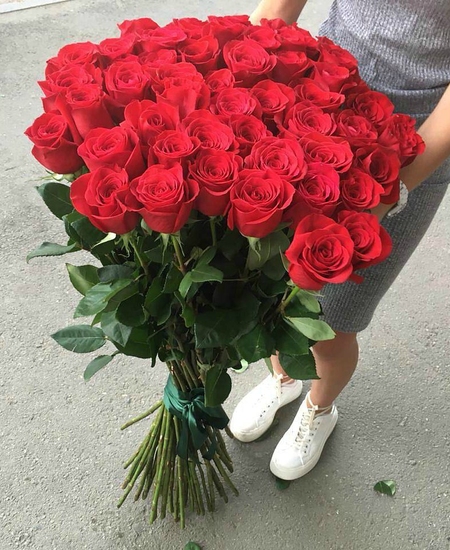 Букет 51 роза (110 см)