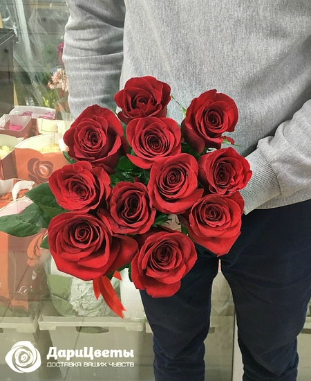 Букет 11 роз (60 см)