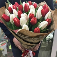 Букет 35 тюльпанов