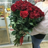 Букет 33 розы (90 см)