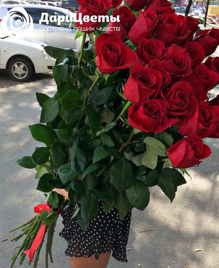 Букет 25 роз (160 см)
