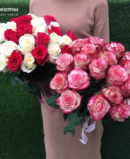 Букет из 25 роз 40 см фото купить цветы в правдинском