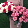Букеты из 25 роз по акции в Челябинске с доставкой от салона цветов Дари Цветы
