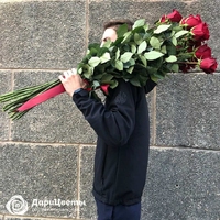 Букет 25 роз (1 метр)