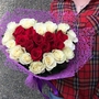 Букеты сердца из 25 роз в Челябинске