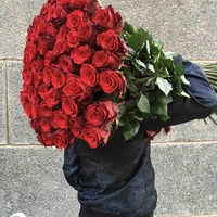 Букет 101 роза (1 метр)