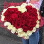 «Сердце» 51 роза (50 см)