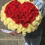Букеты сердца с доставкой по Челябинску от салона цветов Дари Цветы