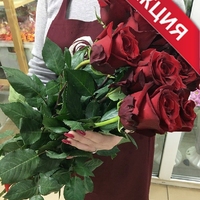 Букет 11 красных роз (90 см)