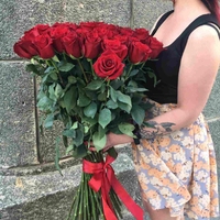 Букет 51 роза (90 см)