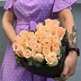 Розы в коробках в виде сердца с доставкой в Челябинске от салона цветов Дари Цветы