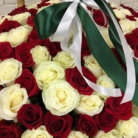 Корзина 301 роза (50 см)